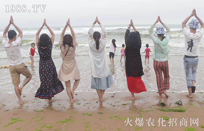 紅瓦綠樹、碧海藍天;玩沙戲水,放飛自我!
