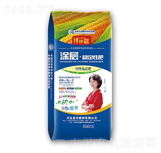 涂層·穩(wěn)定性肥28-5-7-伴伴富-中農(nóng)三禾
