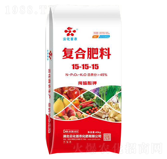 純硫酸鉀復合肥料15-15-15-云化首農(nóng)