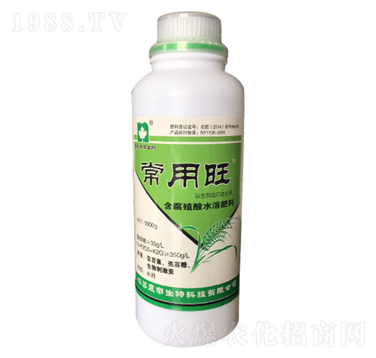 1000g含腐殖酸水溶肥料-常用旺-農(nóng)樂(lè)生物