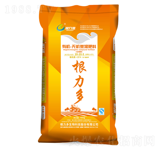 40kg有機無機復(fù)混肥-根力多
