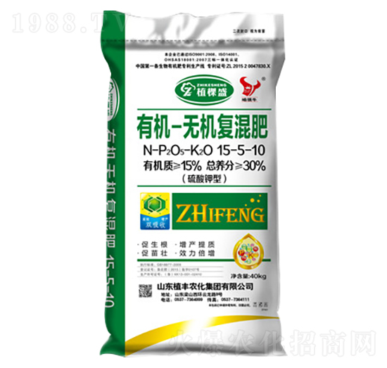 有機-無機復(fù)混肥料15-5-10-植豐農(nóng)化