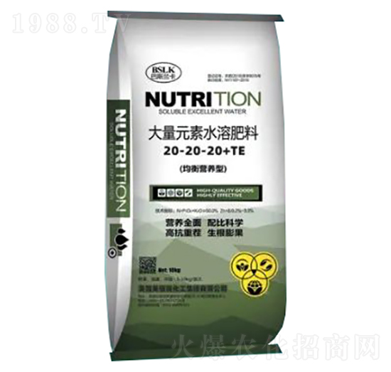均衡營養(yǎng)型大量元素水溶肥料20-20-20+TE-榮耀農(nóng)業(yè)