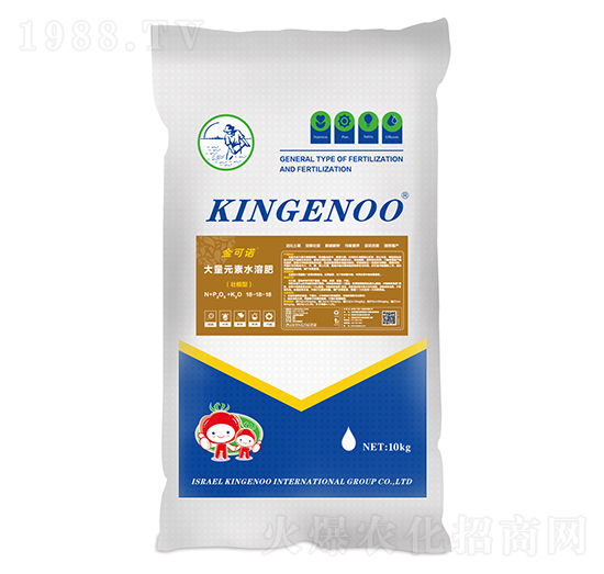 10kg壯根型大量元素水溶肥料18-18-18-金可諾