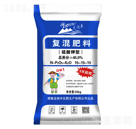 硫酸鉀型復(fù)混肥料15-15-15（新）-龍潤(rùn)豐
