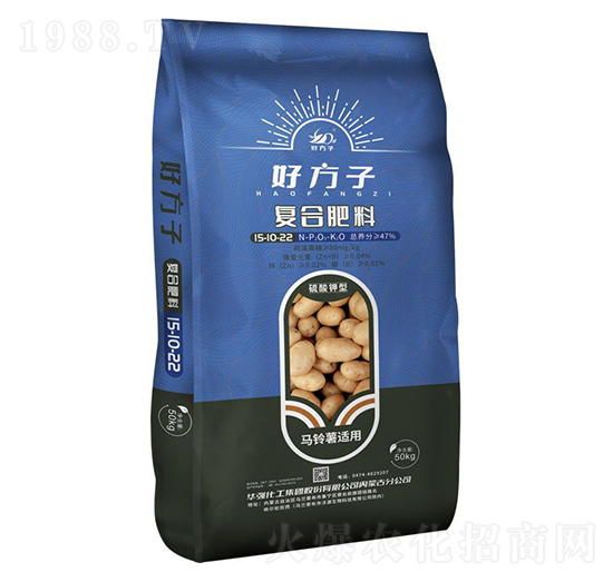 馬鈴薯適用復(fù)合肥料15-10-22-好方子-華強(qiáng)化工集團(tuán)
