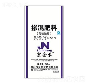 純硫酸鉀摻混肥料17-17-17-金農(nóng)化肥