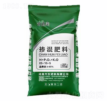 摻混肥料25-15-5-田思潤（綠）-大農肥料