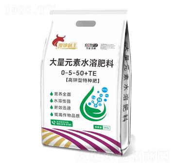 高鉀型大量元素水溶肥料0-5-50+TE-澳地利豐-雨農生物